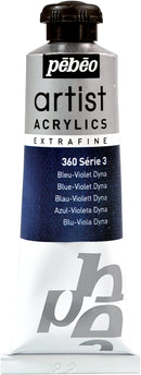 Pebeo-Extra Fine Professional Artist Acrylic 37ml-Blue/Violet Dyna-908360