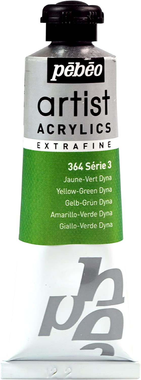 Pebeo-Extra Fine Professional Artist Acrylic 37ml-Gold/Green Dyna-908364