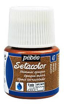 Pebeo-Seta (Fabric Color) Opaque 45ml Shimmer Copper-295047