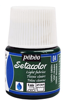 Pebeo-Seta (Fabric Color) Transparent 45ml Lawn Green-329004