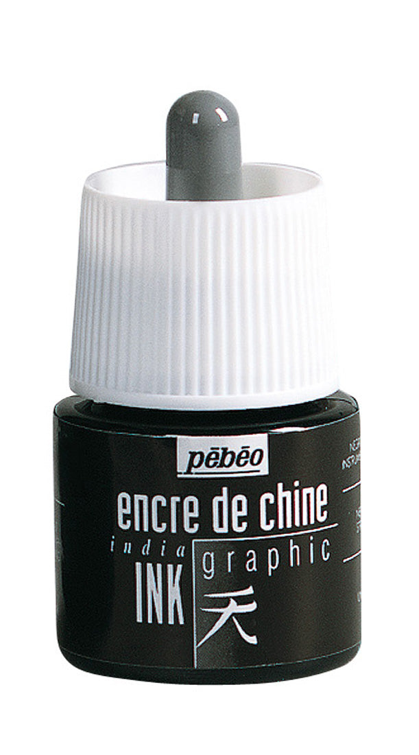 Pebeo-Graphic India Ink 45ml-349000