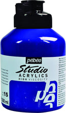 Pebeo-Acrylic Color Studio 500ml Dark Ultramarine Blue-171015-��������ï