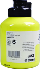 Pebeo-Acrylic Color Studio 500ml Lemon Cadmium Yellow-171022