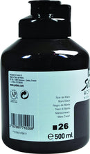 Pebeo-Acrylic Color Studio 500ml Mars Black-171026