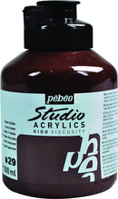 Pebeo-Acrylic Color Studio 500ml Burnt Umber-171029