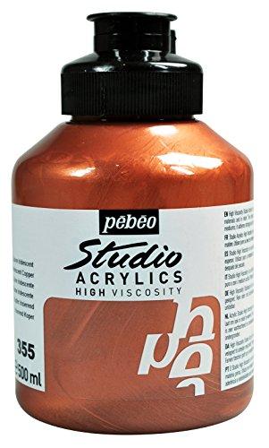 Pebeo-Acrylic Color Studio 500ml Iridescent Copper-172355