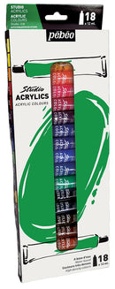 Pebeo-Acrylic Color 12ml x 18 Color-668710