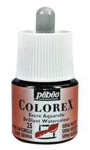 Pebeo-Colorex Water Color Ink 45ml-Raw Sienna-341035