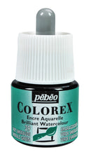 Pebeo-Colorex Water Color Ink 45ml-Emerald Green-341039