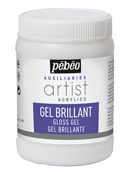 Pebeo Artist Auxiliaries-Acrylic gloss gel transparent 250ml-521330