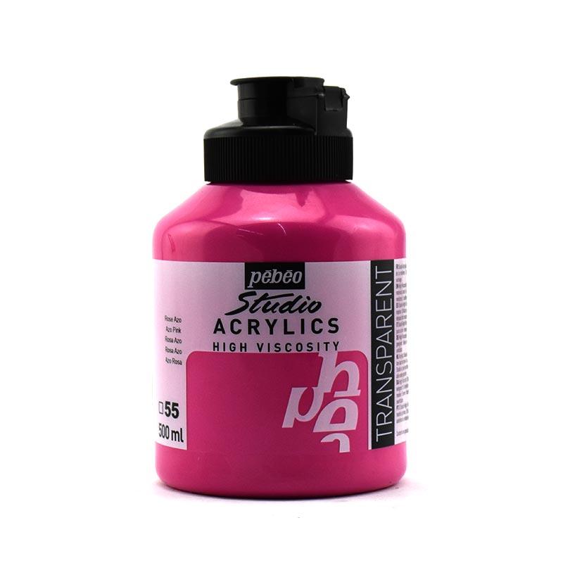 Pebeo-Acrylic Color Studio 500ml Azon Pink-171055