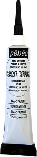 Pebeo-Cerne Relief Outliner 20ml-Transperant-773620