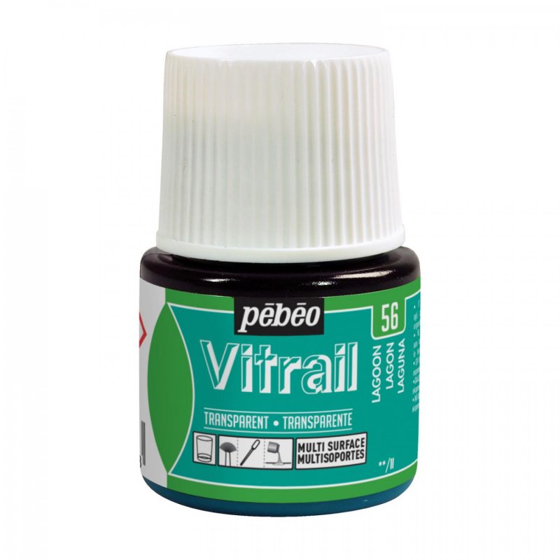 Pebeo-Vitrail Glass paint 45ml-Lagoon-050056