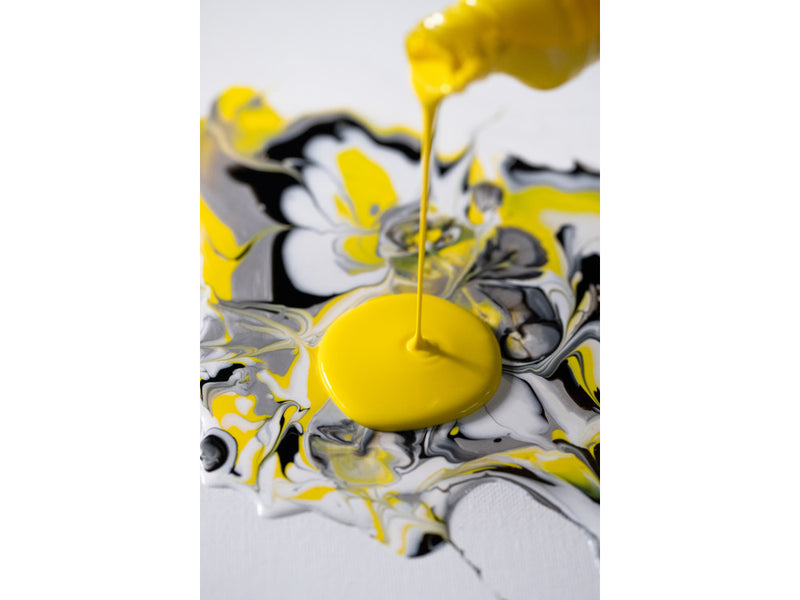 Pebeo-Pouring Acrylic Paint 118ml-Primary Yellow-524611