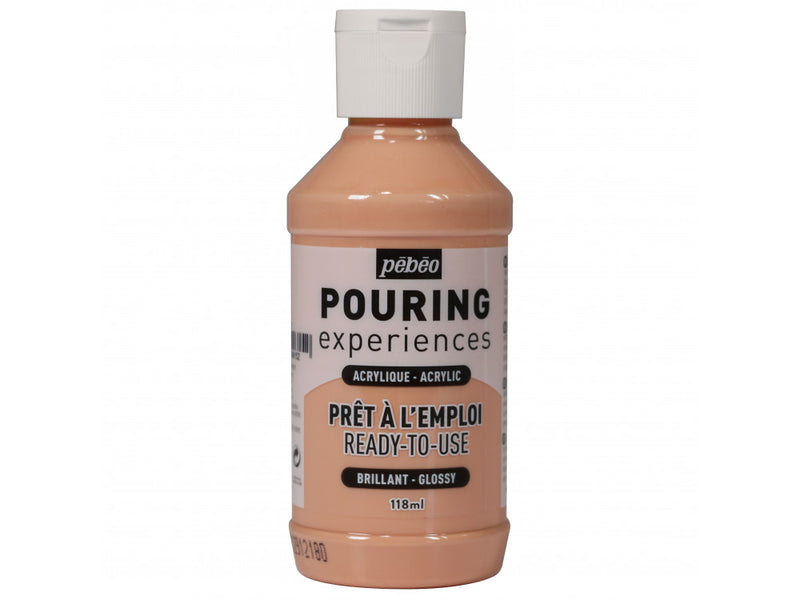 Pebeo-Pouring Acrylic Paint 118ml-Portrait Pink-524615