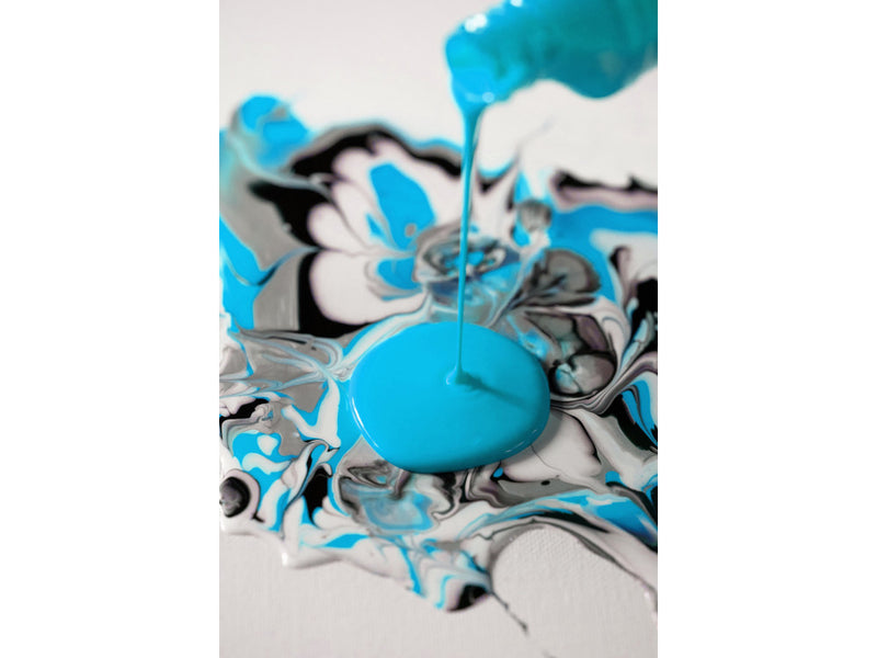 Pebeo-Pouring Acrylic Paint 118ml-Turquoise Blue-524618