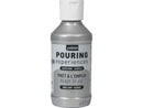 Pebeo-Pouring Acrylic Paint 118ml-Silver-524625