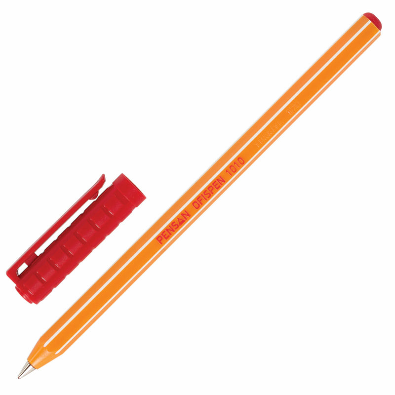 Ball Pen Ofispen Red Ink ( 6 Pieces )
