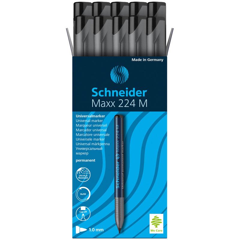 Schneider Universal Permanent Marker 224 Medium Black-1201