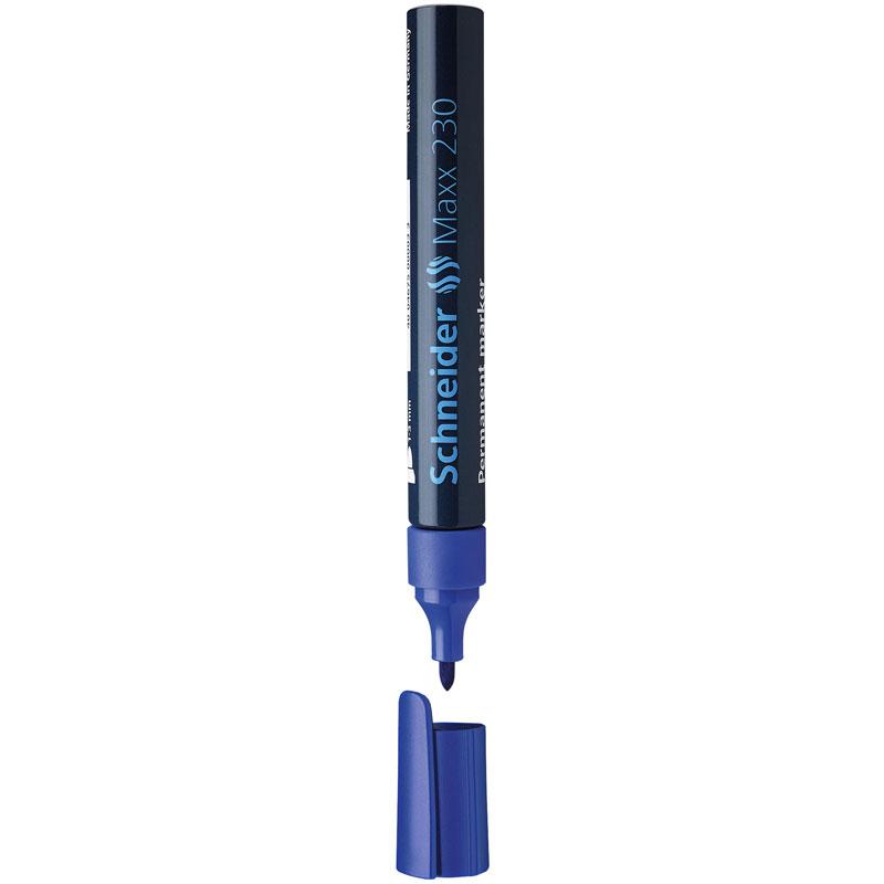 Schneider Permanent Marker 230 Bullet Tip-Blue-123003