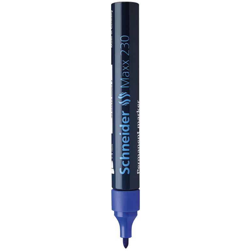 Schneider Permanent Marker 230 Bullet Tip-Blue-123003