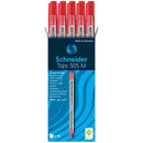 Schneider Ballpoint Pen Tops 505M Red