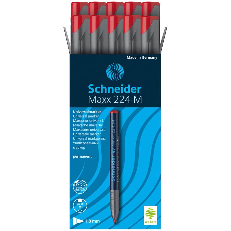 Schneider Universal Permanent Marker 224 Medium Red-1202