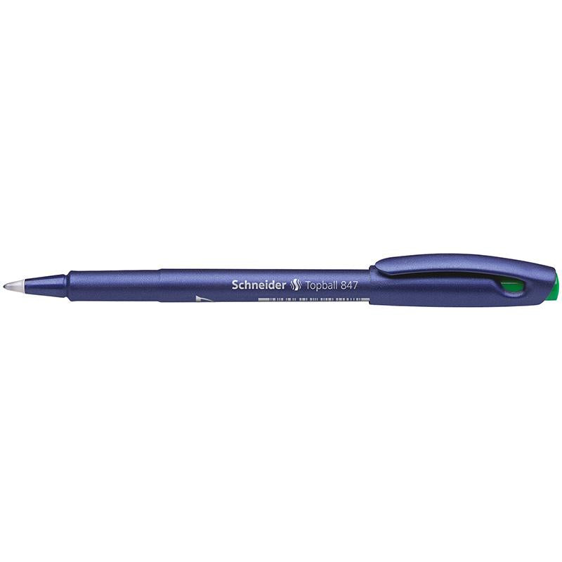 Schneider Rollerball Pen 0.5mm Topball 847-Green-8474