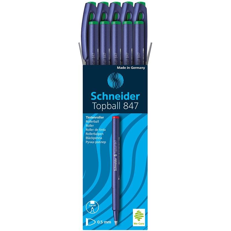 Schneider Rollerball Pen 0.5mm Topball 847-Green-8474