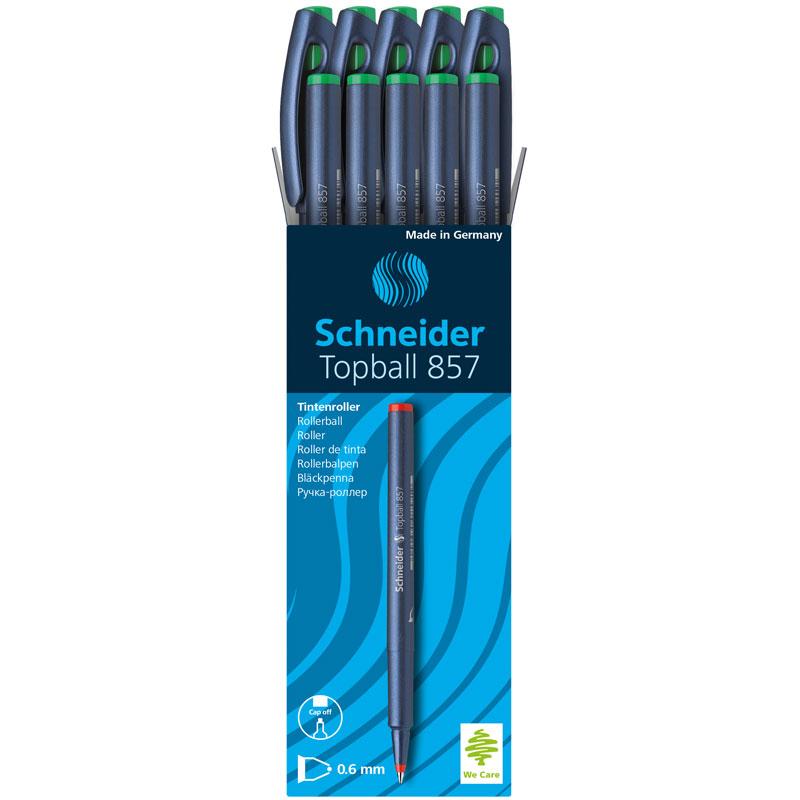 Schneider Rollerball Pen 0.6mm Topball 857-Green-8574