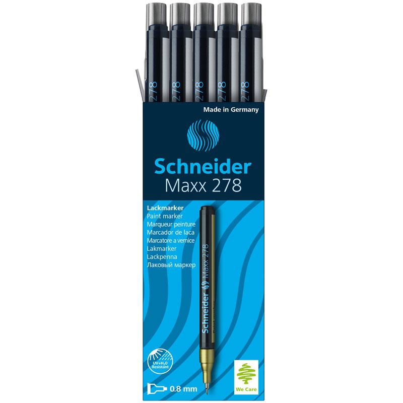 SCHNEIDER MAXX 278 PAINT MARKER SILVER 1 PCs