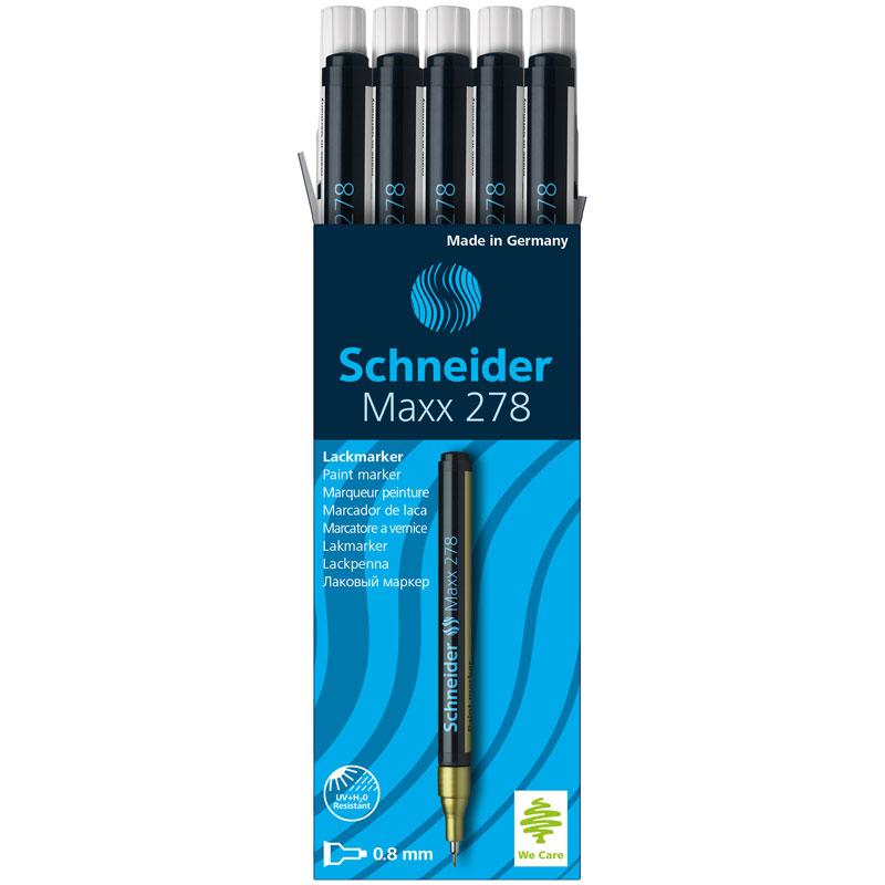 SCHNEIDER MAXX 278 PAINT MARKER WHITE 1 PCs