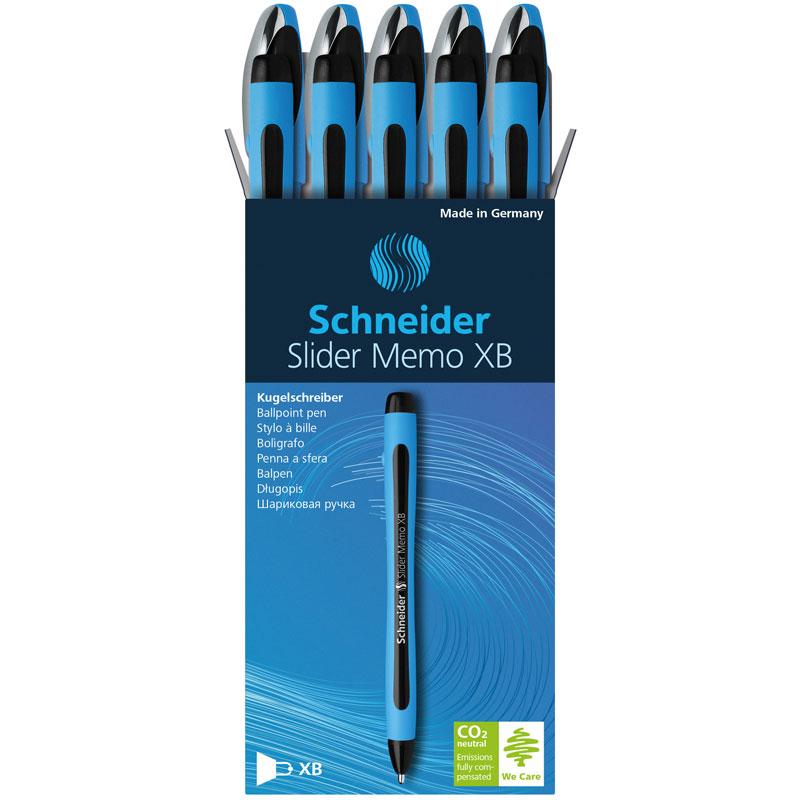 Schneider Ballpoint Pen Slider Memo XB Black-150201