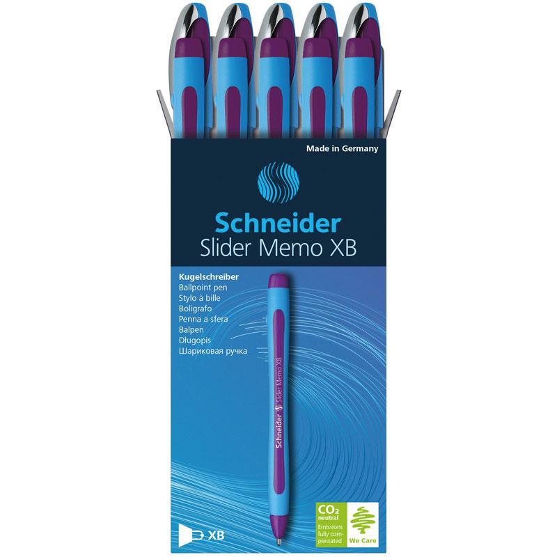 Schneider Ballpoint Pen Slider Memo XB Violet-150208