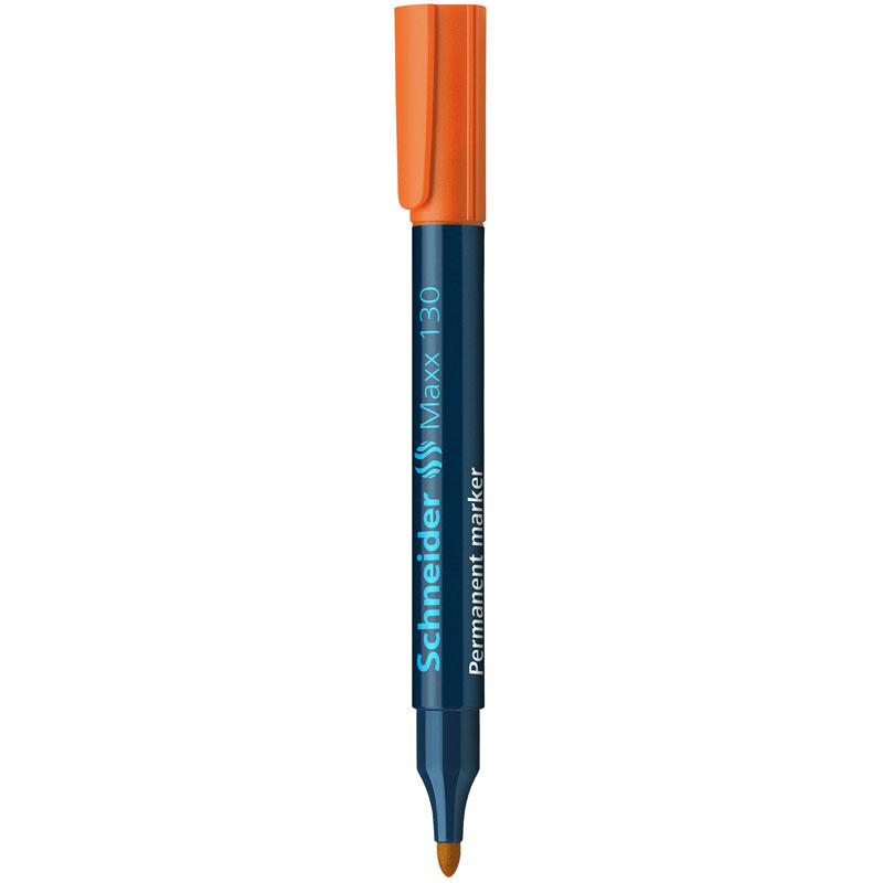 Schneider Permanent Marker 130 Bullet Tip-Orange-113006