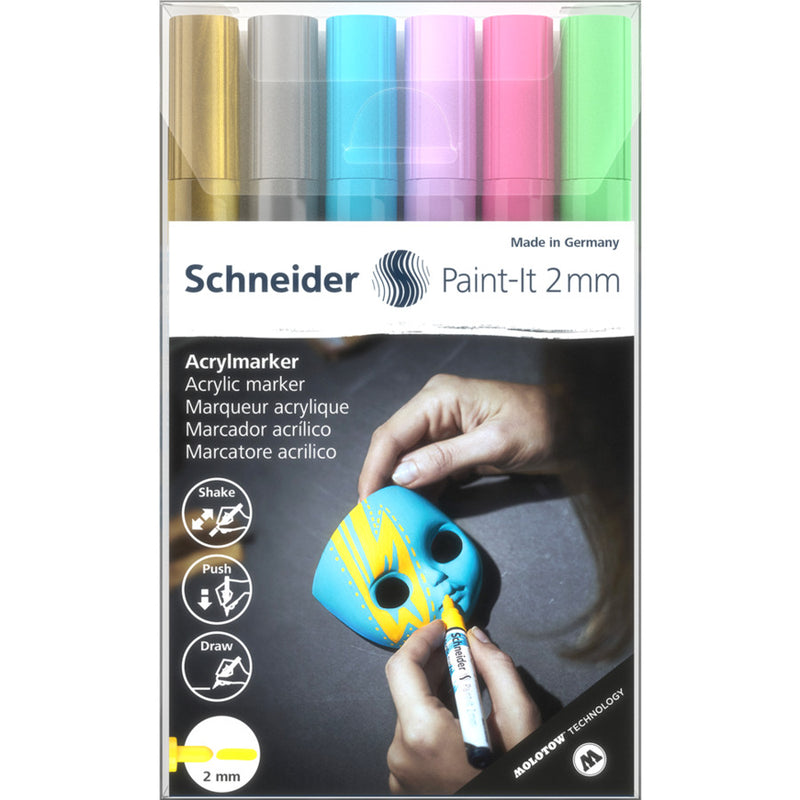 Paint-It 310 2 mm Acrylic paint Marker 6 pcs/pack