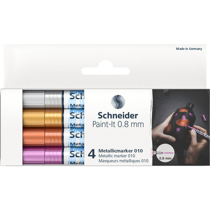 Paint-It 010  Metallic marker - 0.8 mm 4 pcs/pack - ML01011501