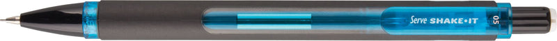 MECHANICAL PENCIL 0.5MM SERVE SHAKE IT BLUE