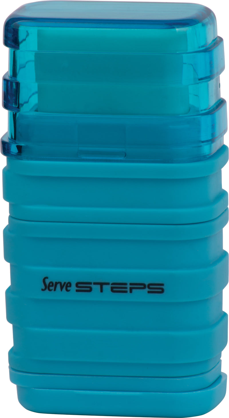 SHARPENER &ERASER SERVE STEPS (Assorted Color)