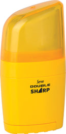 SHARPENER &ERASER DOUBLE SHARP FLUO (Assorted Color)