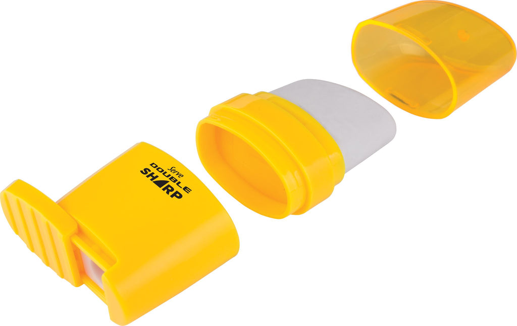 Sharpwriter Eraser SHARPENER &ERASER DOUBLE SHARP FLUO (Assorted Color) – Dubai library ...