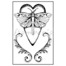 Rubber Stamp 7X11Cm Butterfly