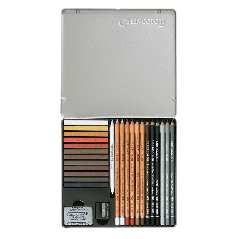 Cretacolor-Creativo Sketching Set 27pcs-400 31