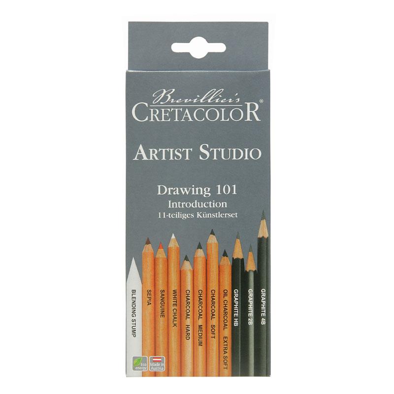 Cretacolor-Artists Studio Drawing Pencils 11pcs-464 11