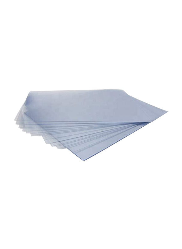 Binding Sheet PVC Transparent A4 200Micron 100 Sheet Pack