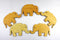 DLD Craft-Wooden Shape Elephant 5 Pieces-YXP-017