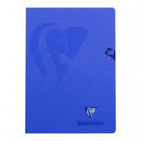 STAPLED NOTE BOOK A4 60'S 5/5 PP TRANS COVER - 303522