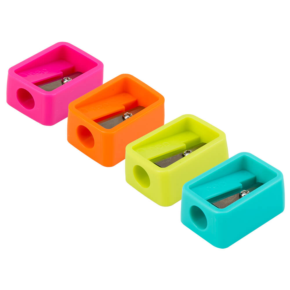 4 PCS Small Pencil Sharpener, Pencil Sharpener for Kids, Colored Pencil  Sharpener