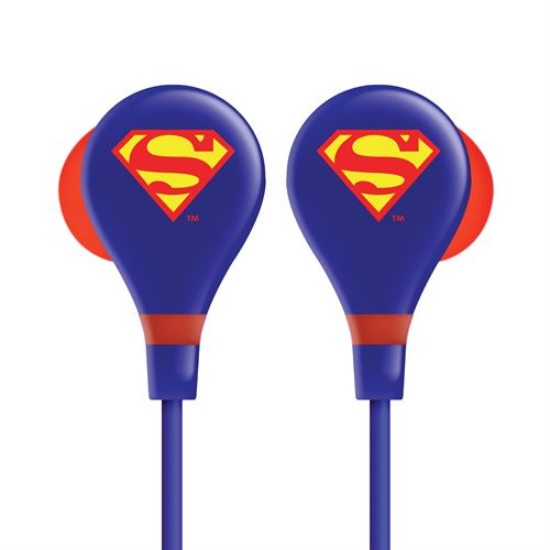 SUPERMAN ULTRA BASS EARPHONE WITH MIC, 3-IN-1