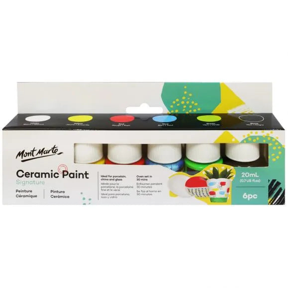 Ceramic Paint 20Mlx6Clr-PMHS0023